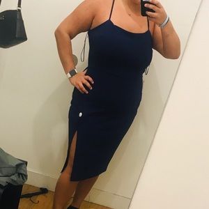 Express navy blue Dress